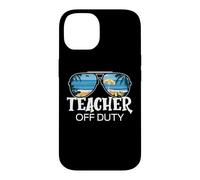 Teacher Off Duty Lunettes de Soleil Palmier Plage Coucher de Soleil Coque pour iPhone 14