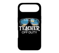 Teacher Off Duty Lunettes de Soleil Palmier Plage Coucher de Soleil Coque pour iPhone Air