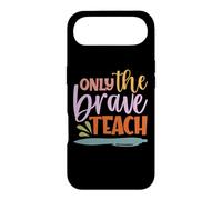 Teacher Only The Brave Teach Vintage Funny School Teachers Coque pour iPhone Air