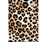 Teacher Planner 10 Periods A4: Leopard Print - Week To View - Vertical Days Layout - With Gradebook - Dated August To July - Academic Year Lessons ... Binder - Gift ideas For Uk Men and Women.