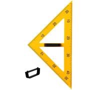 Teacher Protractor - PVC Material 58.5cm Size, Magnetic Triangle Ruler, Whiteboard Ruler | Large Accurate Angle Measuring Design, Geometry Drawing Tool For School, Classroom, Architect Use