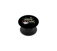 Teacher School Picture History Crew PopSockets PopGrip Adhésif