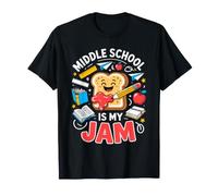 Teacher Shirt Années 80 90 Middle School is My Jam T-Shirt