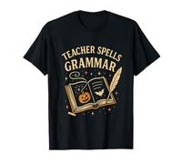 Teacher Spells Grammaire Halloween Magic T-Shirt