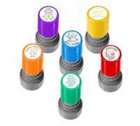 Teacher Stamps 6 Piece Cartoon Encouraging Motivational