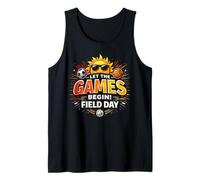 Teacher Student Field Day Let The Games Begin Field Day Débardeur