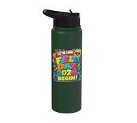 Teacher Student Field Day Let The Games Begin Math Field Day Stainless Steel Insulated Water Bottle
