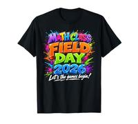 Teacher Student Field Day Let The Games Begin Math Field Day T-Shirt