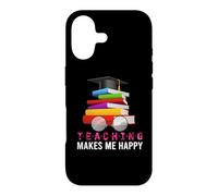 Teacher Teaching Happy Teach Funny School Teachers Coque pour iPhone 17