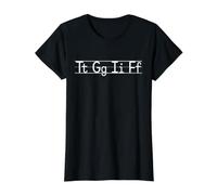 Teacher TGIF Alphabet Écriture Anglais Citation Drôle T-Shirt Graphique avec Valeur