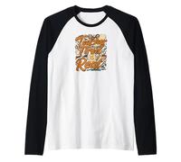 Teacher Tired is Real Funny School Educator Life Manche Raglan