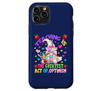 Teacher Unicorn Mom Teaching is Greatest Act of Optimism Coque pour iPhone 11 Pro