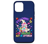 Teacher Unicorn Mom Teaching is Greatest Act of Optimism Coque pour iPhone 12/12 Pro