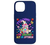 Teacher Unicorn Mom Teaching is Greatest Act of Optimism Coque pour iPhone 14