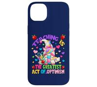 Teacher Unicorn Mom Teaching is Greatest Act of Optimism Coque pour iPhone 14 Plus