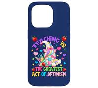Teacher Unicorn Mom Teaching is Greatest Act of Optimism Coque pour iPhone 15 Pro