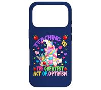 Teacher Unicorn Mom Teaching is Greatest Act of Optimism Coque pour iPhone 17 Pro