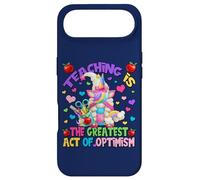 Teacher Unicorn Mom Teaching is Greatest Act of Optimism Coque pour iPhone Air