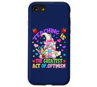 Teacher Unicorn Mom Teaching is Greatest Act of Optimism Coque pour iPhone SE (2020) / 7/8