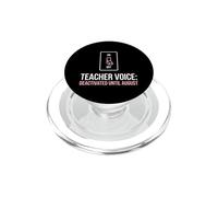 Teacher Voice Off Jusqu'au Mois d'août Summer Break Humour PopSockets PopGrip pour MagSafe