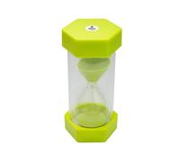 TeacherFav Sablier pour Enfants - Vert 2 Minutes - Verre d'heure recouvert d'acrylique pour Salle de Classe, Maison et Chambre d'enfant - Paquet Unique Moyen