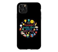 Teachers Make The World Better Place Funny School Teacher Coque pour iPhone 11 Pro Max