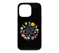 Teachers Make The World Better Place Funny School Teacher Coque pour iPhone 13 Pro