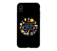 Teachers Make The World Better Place Funny School Teacher Coque pour iPhone XS Max