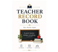 Teachers Record Book: Student Information, Subject Records, Teacher Details & Academic Progress Tracker