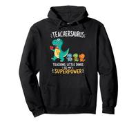 Teachersaurus Professeur Humour Enseignement Petits Dinosaures Sweat à Capuche
