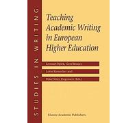 Teaching Academic Writing In European Higher Education