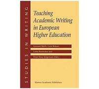 Teaching Academic Writing In European Higher Education
