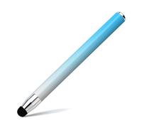 Teaching and lecturing Retractable Touch Pen Online Classroom Learning Machine capacitive Pen Stylus (White Blue)