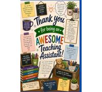 Teaching Assistant Notebook Gift