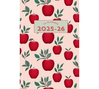 Teaching Assistant Planner 2025-2026 - Funky Red Apples Design: Includes Weekly Diary Pages, To-Do Lists, Intervention Records, Ample Note Space & SEN Guidance | Ideal Academic Year Organiser for TA's