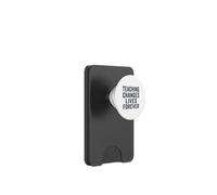Teaching Changes Lives Forever Vintage Teacher Design PopSockets PopWallet pour MagSafe