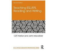 Teaching Esl/Efl Reading And Writing