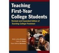 Teaching FirstYear College Students by Diane Weltner Strommer Bette Lasere Erickson, Calvin B. Peters, Diane Weltner Strommer (Auteur)