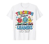 Teaching Future Leaders No Cap Groovy | Professeur de Retour à l'école T-Shirt