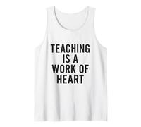 Teaching Is a Work of Heart. Citation audacieuse de l'éducateur Débardeur