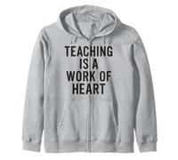 Teaching Is a Work of Heart. Citation audacieuse de l'éducateur Sweat à Capuche
