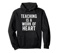 Teaching Is a Work of Heart Style vintage vieilli Sweat à Capuche