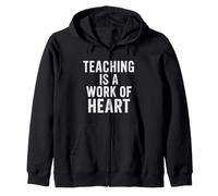 Teaching Is a Work of Heart Style vintage vieilli Sweat à Capuche