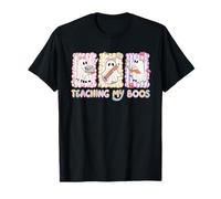 Teaching is My Boos Teacher Ghost Halloween Femmes Filles T-Shirt