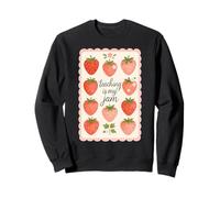 Teaching is My Jam Cute Strawberry Teacher Sweatshirt