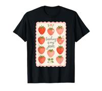 Teaching is My Jam Cute Strawberry Teacher T-Shirt