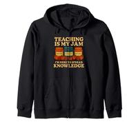 Teaching Is My Jam Funny Teacher Professor to school Professor Sweat à Capuche