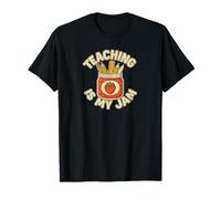 Teaching is My Jam Funny Teacher Pun Design T-Shirt