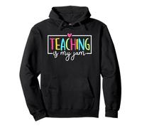 Teaching is My Jam Funny Teacher Team Crew revient à l'école Sweat à Capuche