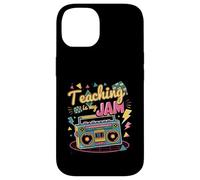 Teaching Is My Jam Groovy Retro Teacher de retour à l'école Coque pour iPhone 14